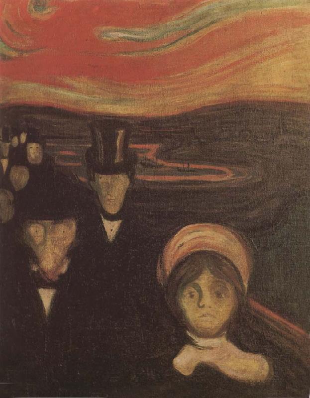 Edvard Munch Inquietude china oil painting image